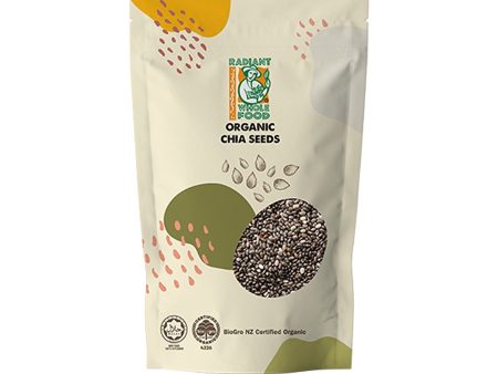 Radiant Organic Chia Seeds 200g Hot on Sale