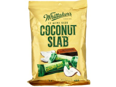 Whittaker s 12 Mini Chocolate Coconut Slabs 180g Discount