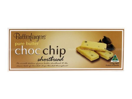 Butterfingers Pure Butter Choc Chip Shortbread 175g Discount