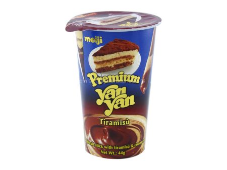 Meiji Premium Yan Yan Tiramisu Biscuit Stick 44g Sale