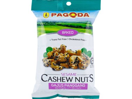 Pagoda Baked Cashew Nuts Sesame Coated 70g For Cheap