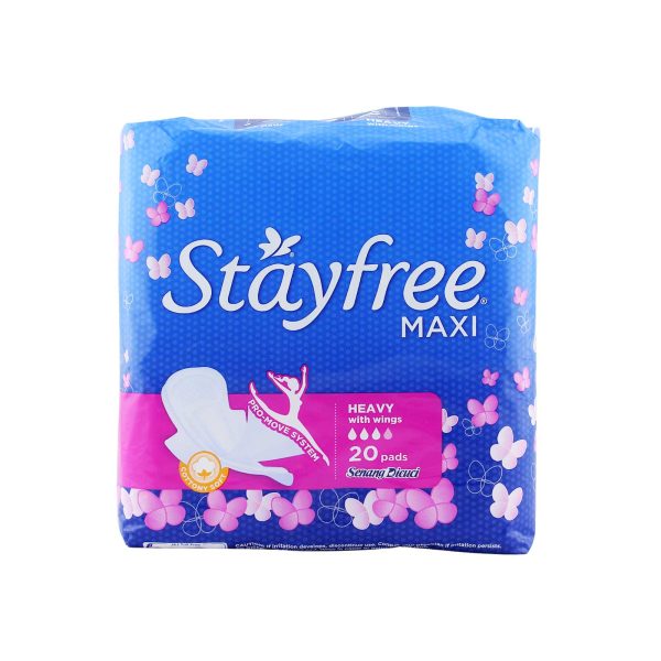 Stayfree Heavy Maxi Wing Pad 23cm x 20pcs Online Sale