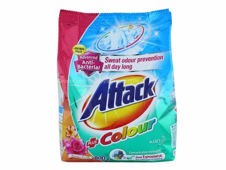 Attack Colour Ultra Detergent Powder 800g For Discount