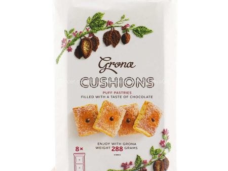 Grona Cushions Chocolate Puff Pastries 328g Online Sale