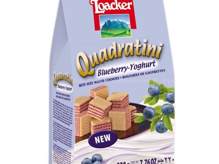 LOACKER QUADRATINI B BERRY YOGHURT 220G For Sale