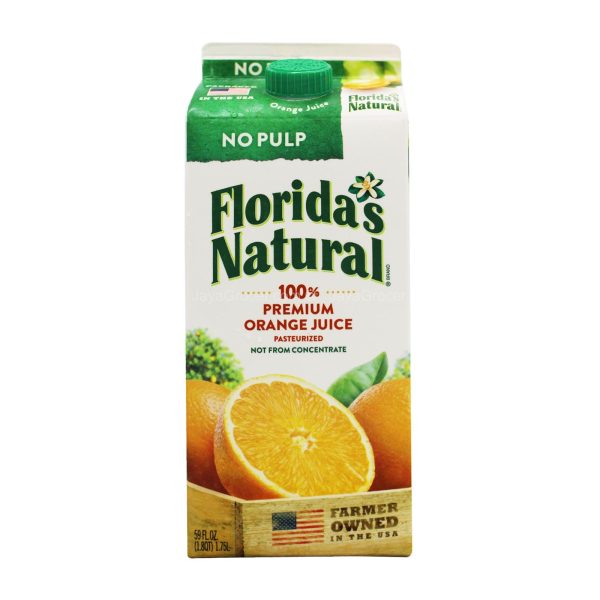 Floridas Nat Orange Premium No Pulp 1.5L Hot on Sale