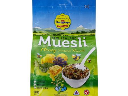 Harraways muesli honey toasted 500g Hot on Sale