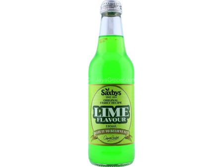 Saxbys Lime Soft Drink 330ml on Sale