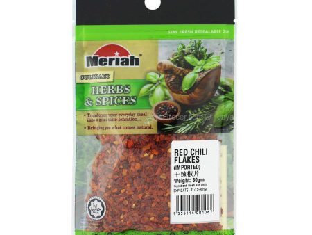 Meriah Red Chilli Flakes 30g Online Hot Sale