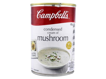 Campbells Australia Cream of Mushroom Condensed Soup 420g Supply