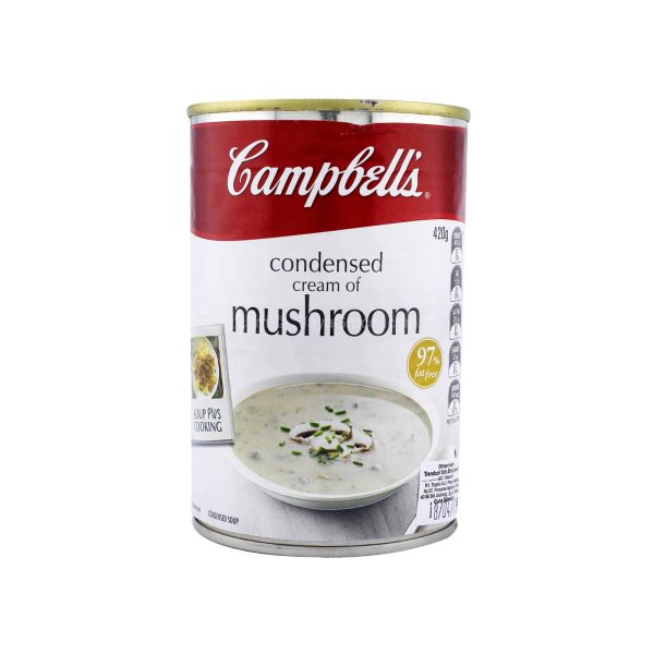 Campbells Australia Cream of Mushroom Condensed Soup 420g Supply