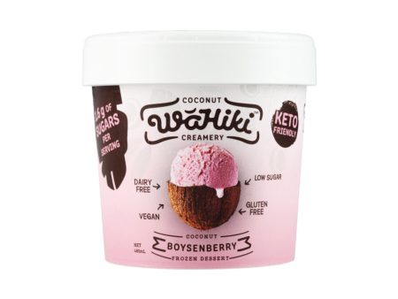 Wahiki Dairy Free Coconut Ice-Cream Boysenberry 480ml Online Sale