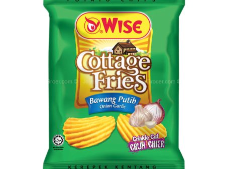 Wise Cottage Fries Onion and Garlic Potato Chips 60g For Cheap