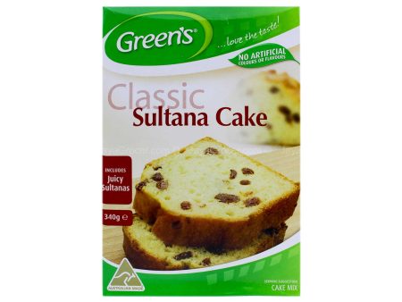 Green’s Classic Sultana Cake Mix 340g Online Sale