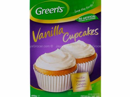 Green’s Vanilla Cupcakes Mix 410g on Sale