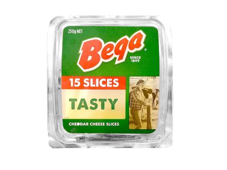 Bega Farmers Tasty Natural Cheese Slices 250g Sale