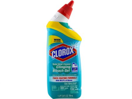 Clorox Toilet Bowl Cleaner Clinging Bleach Gel 709ml Sale