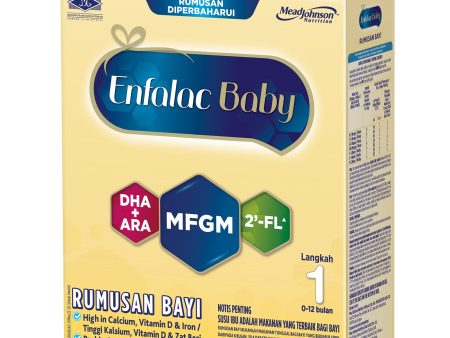 Enfalac A+ Enfalac Baby 2 -FL Step 1 with MFGM and DHA+ARA Formula Milk 500g Fashion