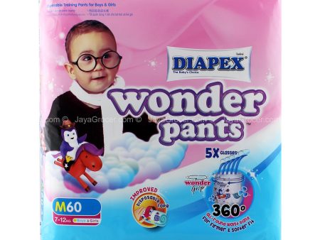 Diapex Wonder Pants (Medium) 60pcs pack Online now