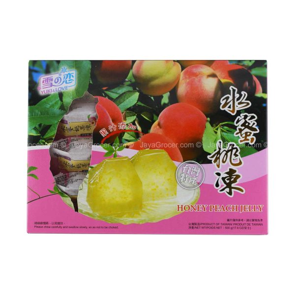 Y&L HONEY PEACH JELLY 500G Online now