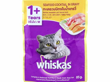 WHISKAS POUCH SEAFOOD COCKTAIL 80G *1 For Sale