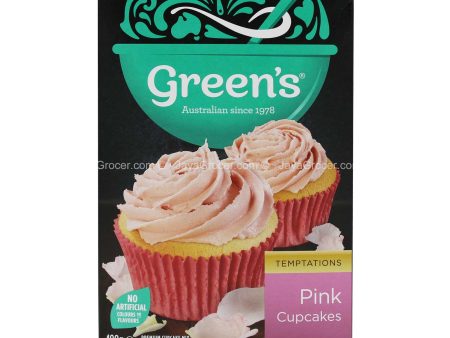 Green’s Pink Cupcakes Mix 490g For Discount