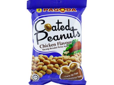 Pagoda Chicken Flavour Coated Peanuts 70g For Discount