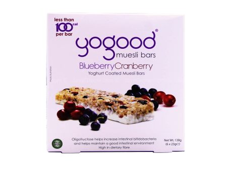 Yogood Muesli Bars Blueberry Cranberry 138g Online