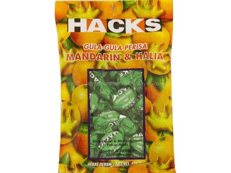 Hacks Mandarin & Ginger Flavoured Sweets 100g For Sale