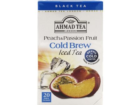 Ahmad Tea Peach & Passion Fruit Cold Brew Iced Tea 42g For Sale