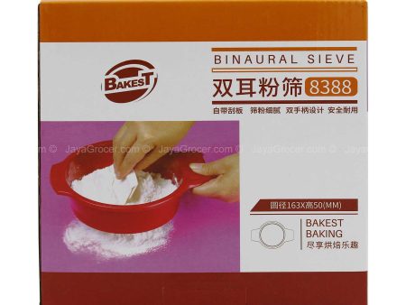 Bakest Baking Binaural Sieve 1pc For Discount