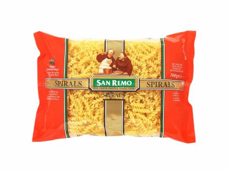 San Remo No.16 Spiral Macaroni 500g Supply