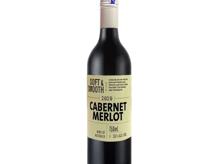 Cleanskin Soft & Smooth Cabernet Merlot 750ml Hot on Sale