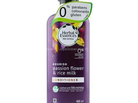 Clairol Herbal Essences Nourish Passion Flower and Rice Milk Hair Conditioner 400ml Discount