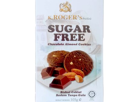 Krogers Sugar Free Chocolate Almond Cookies 105g Sale