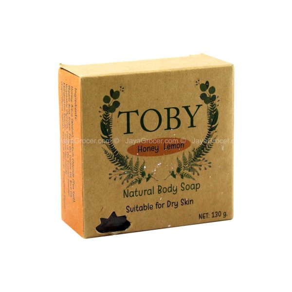 Toby Honey Lemon Body Soap Bar 130g For Sale