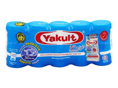 Ace Yakult Light Cultured Milk Drink 80ml x 5 on Sale