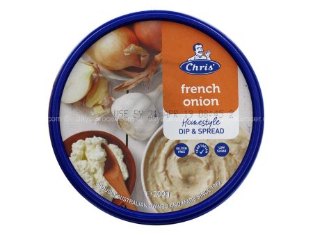 Chris’ French Onion Dip & Spread 200g For Discount