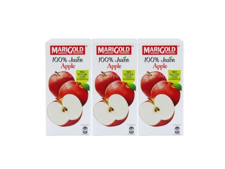 Marigold 100% Juice Apple 200ml x 3 For Sale