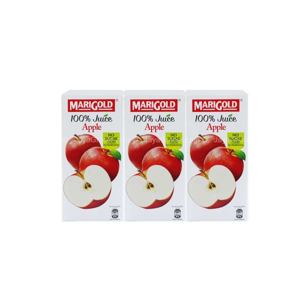 Marigold 100% Juice Apple 200ml x 3 For Sale