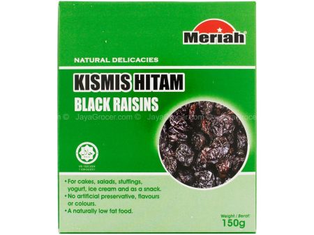 Meriah Black Raisins 150g Online now