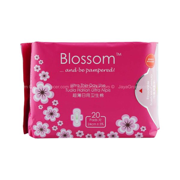 Blossom Ultra Thin Day Use Wing Pad 24cm x 20 Online Hot Sale