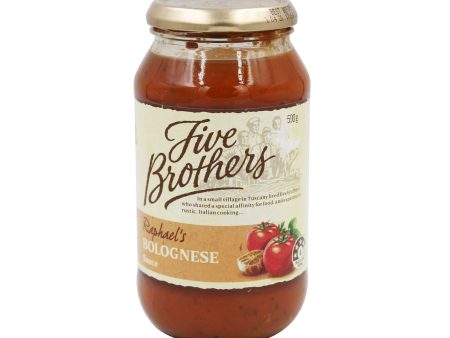 Five Brothers Raphael’s Bolognese Sauce 500g Discount