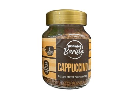 Beanies Barista Range Cappuccino Instant Coffee 50g For Discount