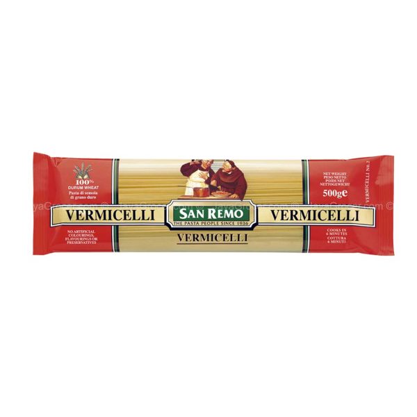 San Remo No.2 Vermicelli Pasta 500g For Sale