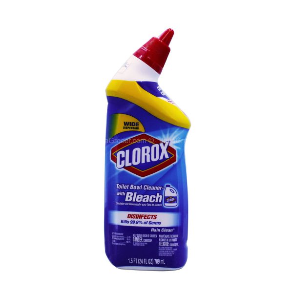 Clorox Rain Clean Toilet Bowl Cleaner 709ml Hot on Sale