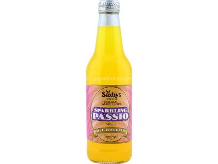 Saxbys Sparkling Passio Soft Drink 330ml Hot on Sale