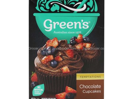 Green’s Chocolate Cupcakes Mix 450g For Discount