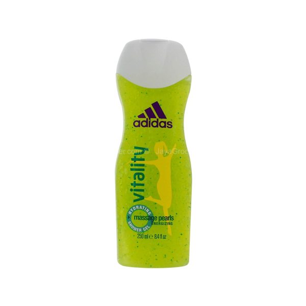 Adidas Women Vitality Massage Pearls Energizing Shower Gel 250ml Hot on Sale