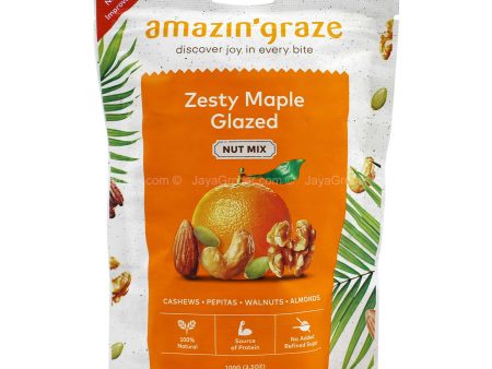 Amazin’ Graze Zesty Maple Glazed Nut Mix 100g Sale